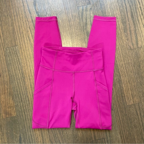 Lululemon Athletica Wunder Train High-Rise Tight 25" in Ripened Raspberry - Picture 8 of 11